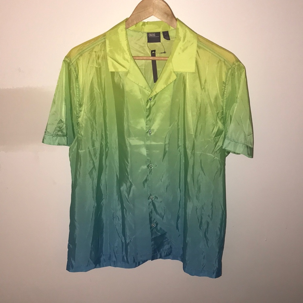 ASOS Button Down Festival Shirt NWT 🦎🐠